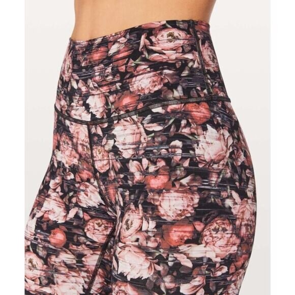 LULULEMON Wunder Under Hi Rise Tight Nulux Peony Multi Sz 4 - Picture 6 of 6